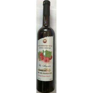 VIN ROUGE SEMI-DOUX FRAMBOISE 0.75L
