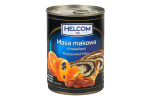 HELCOM Garniture aux graines de pavot, sultanines et fruits confits 850g