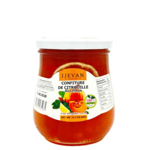 IJEVAN - CONFITURE DE POTIRON AU CITRON 600g