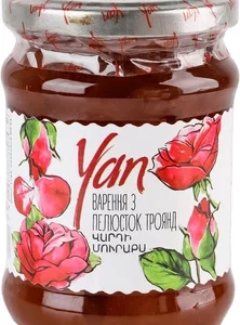 CONFITURE DE PÉTALES DE ROSES- bocal YAN  300g