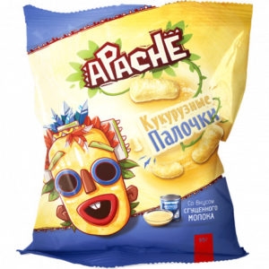 Apache - Bâtonnets de maïs lait concentré - 85g