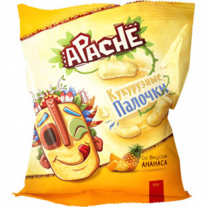 Apache - Bâtonnets de maïs Ananas - 85g