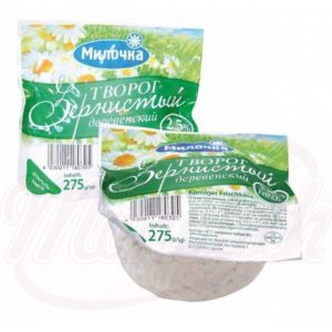 "Fromage à la crème" "Tvorog derevenskij" "2,5% de graisse, 275g