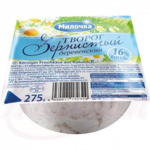 "Fromage à la crème" "Tvorog derevenskij" "16% de graisse, 275g