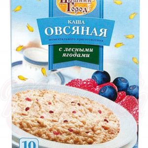 Bouillie avoine avec des morceaux de myrtille et de framboise sauvage 370 g