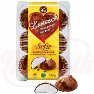 Guimauve "Lanezh" goût vanille, glaçage au cacao, 450 g